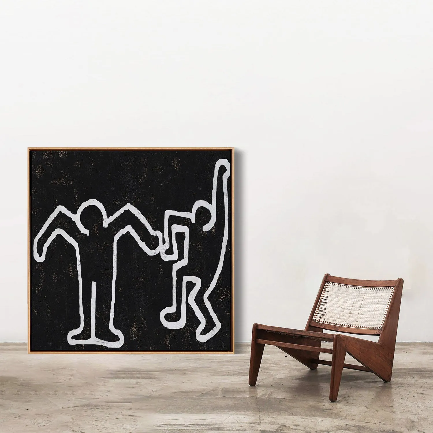 Abstract Dancing Man Painting H210SR1