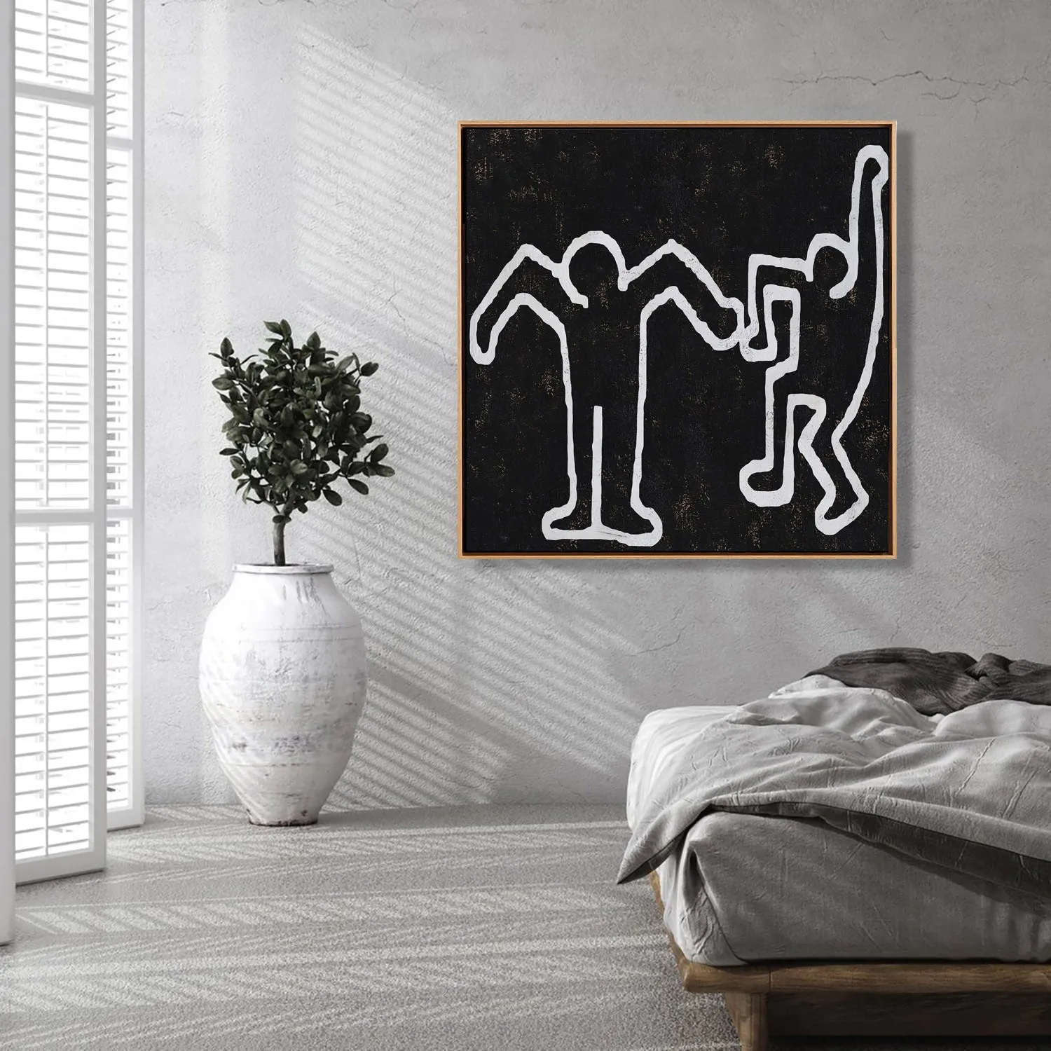 Abstract Dancing Man Painting H210SR1