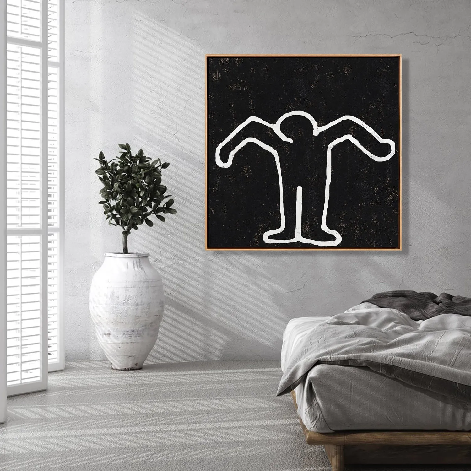 Abstract Dancing Man Painting H210SR