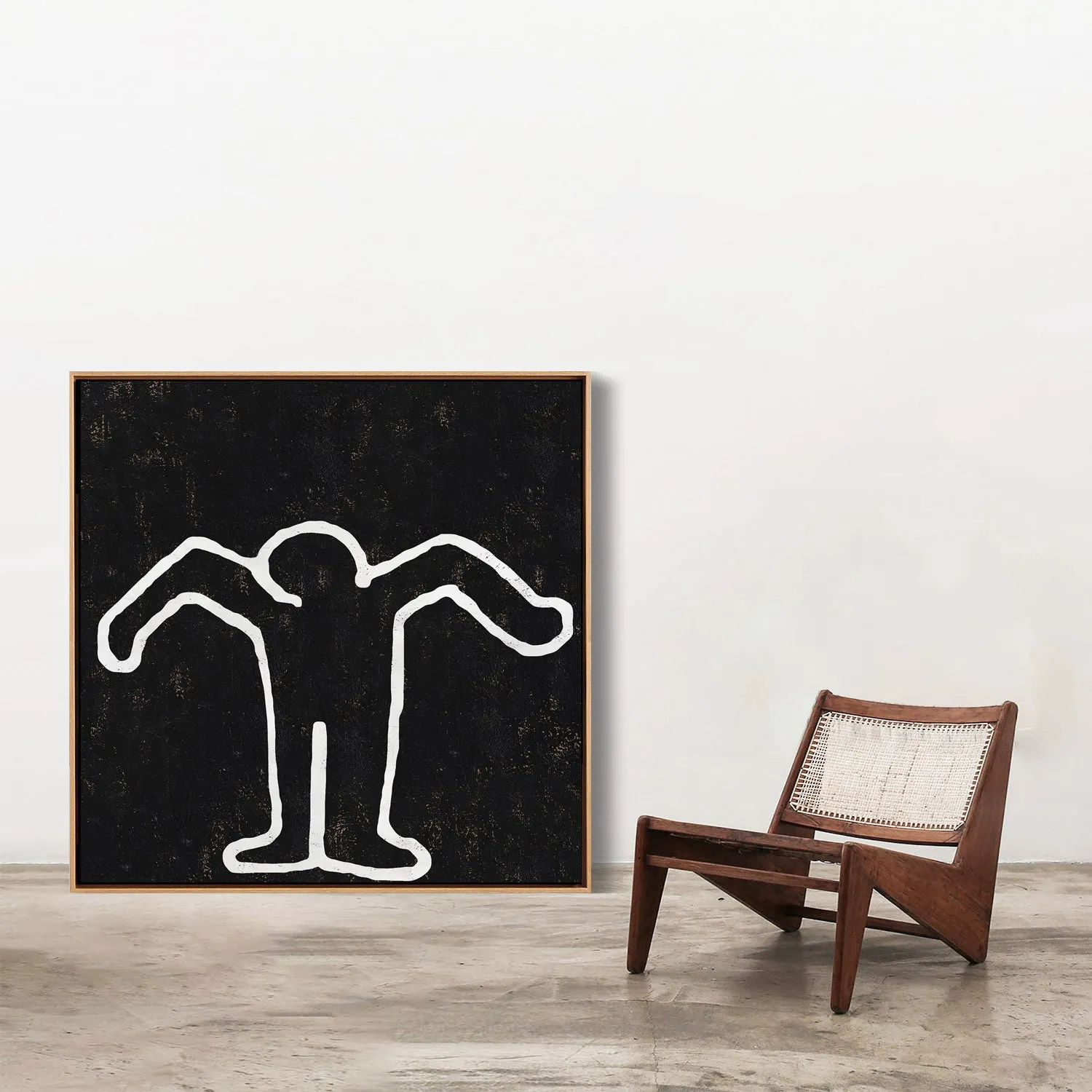 Abstract Dancing Man Painting H210SR