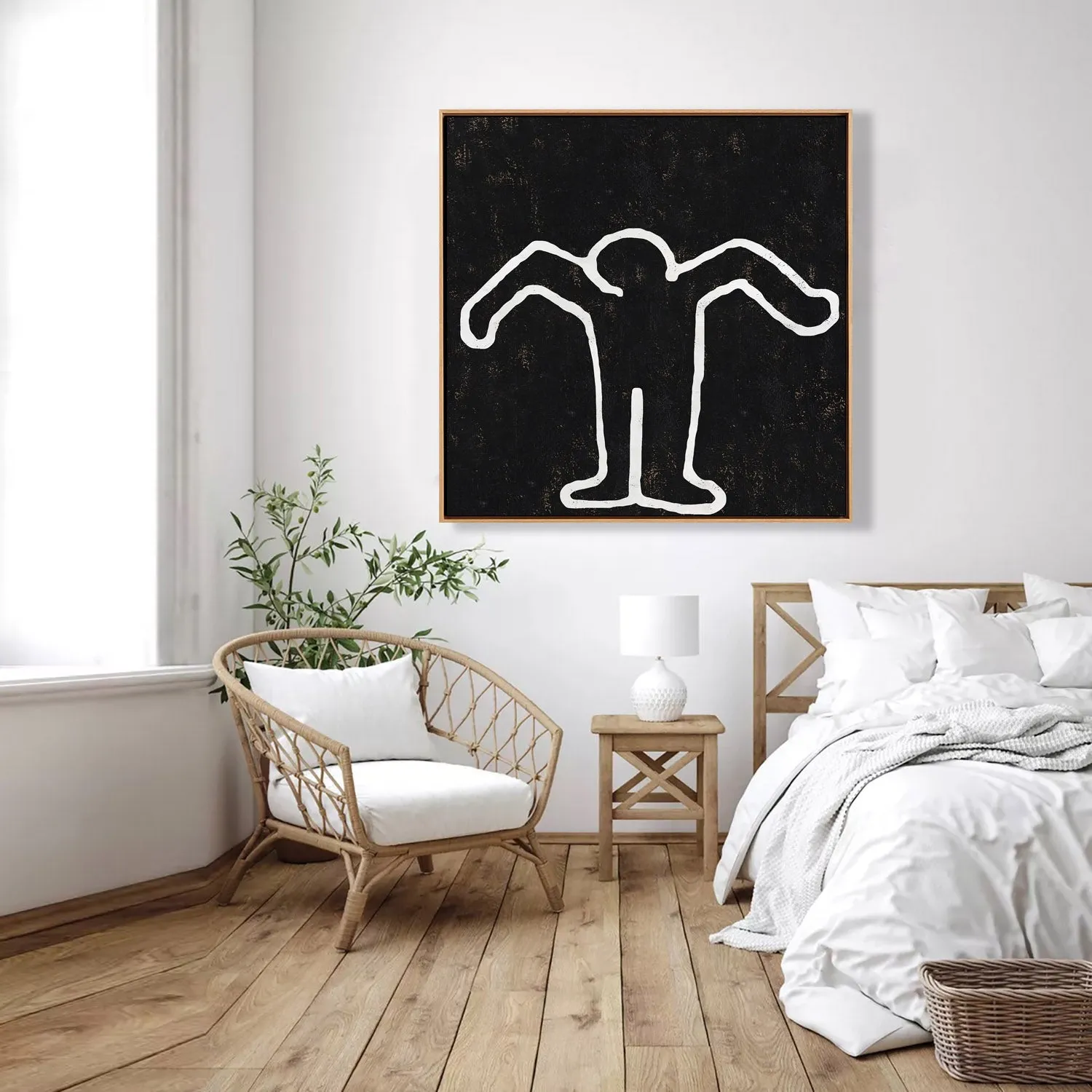 Abstract Dancing Man Painting H210SR