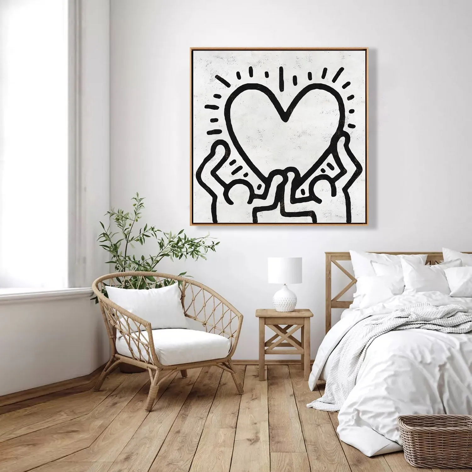 Abstract Dancing Man Painting H302S