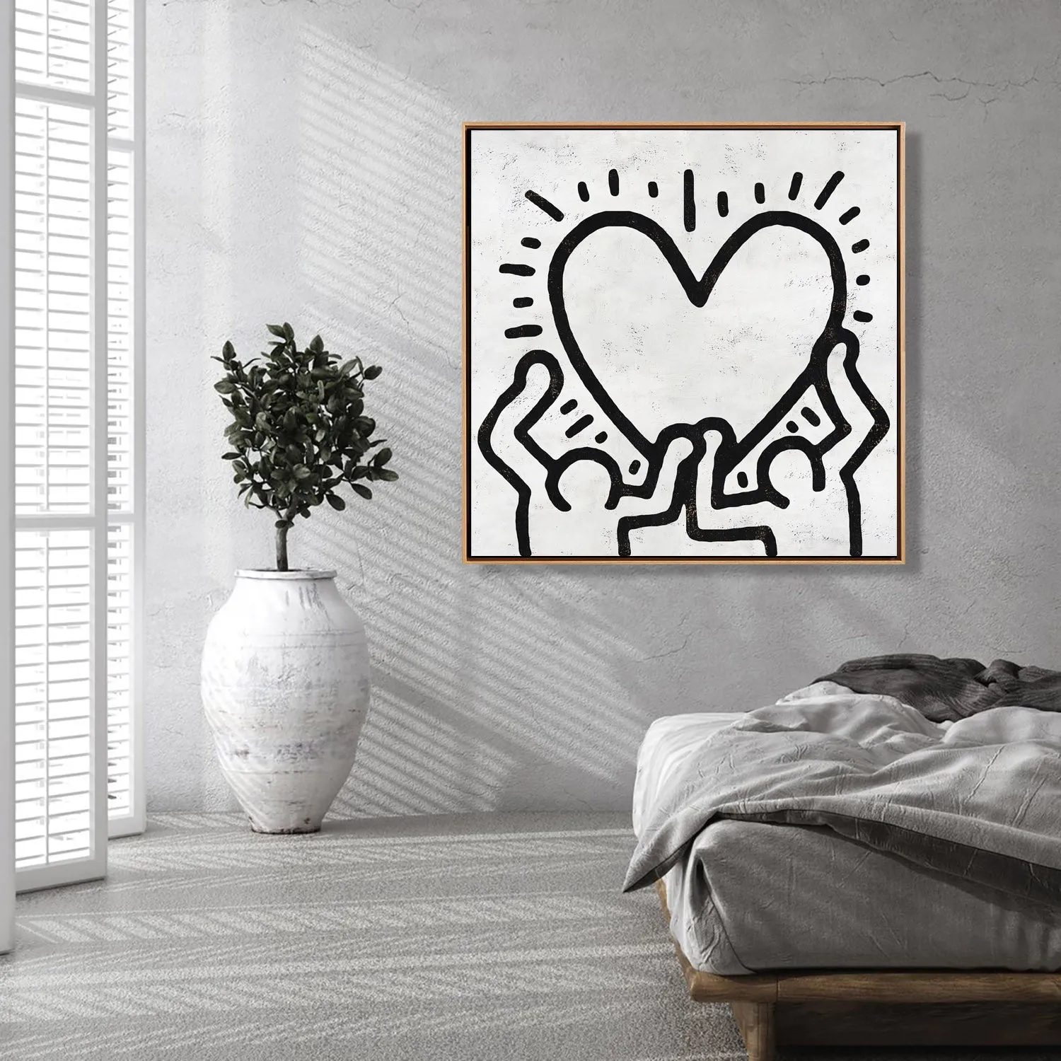 Abstract Dancing Man Painting H302S