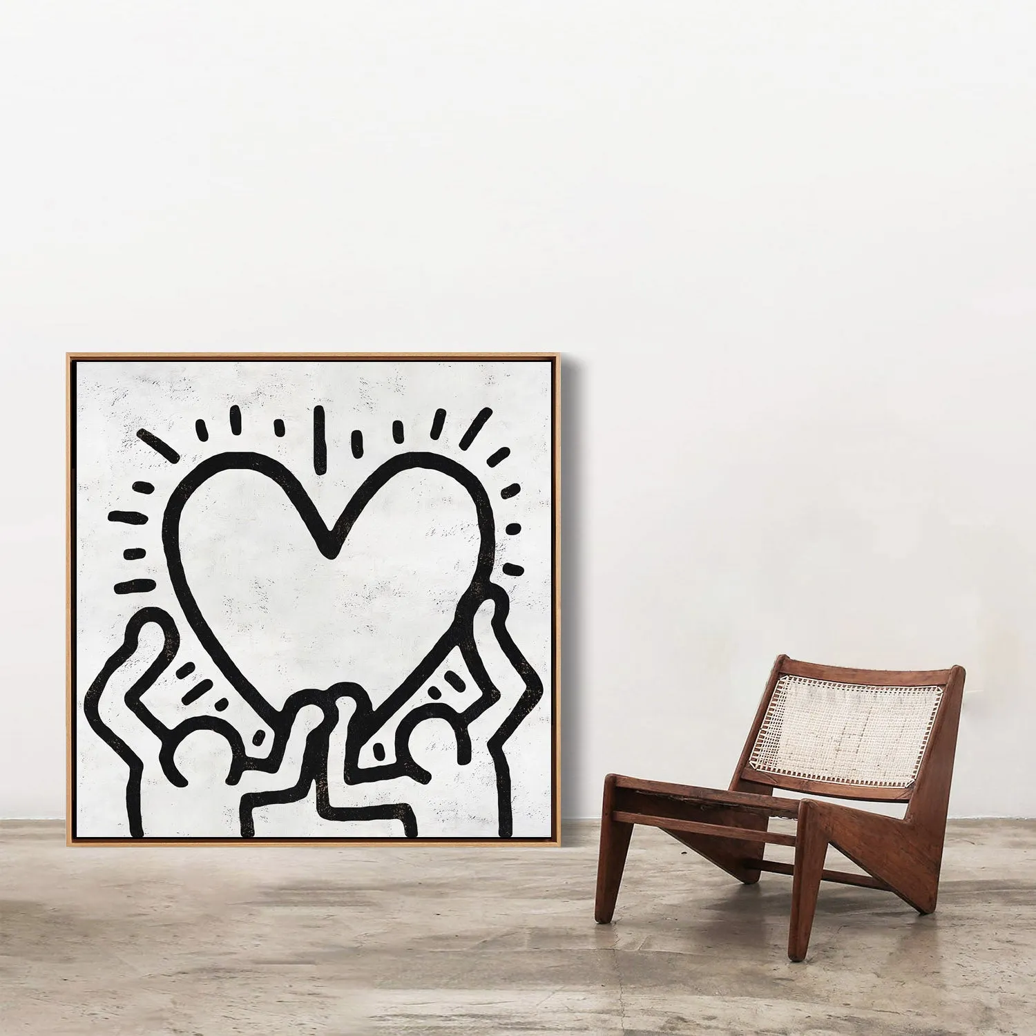 Abstract Dancing Man Painting H302S