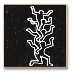 Abstract Dancing Man Painting H309SR