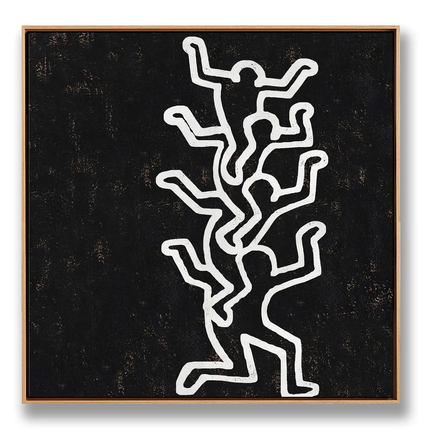 Abstract Dancing Man Painting H309SR