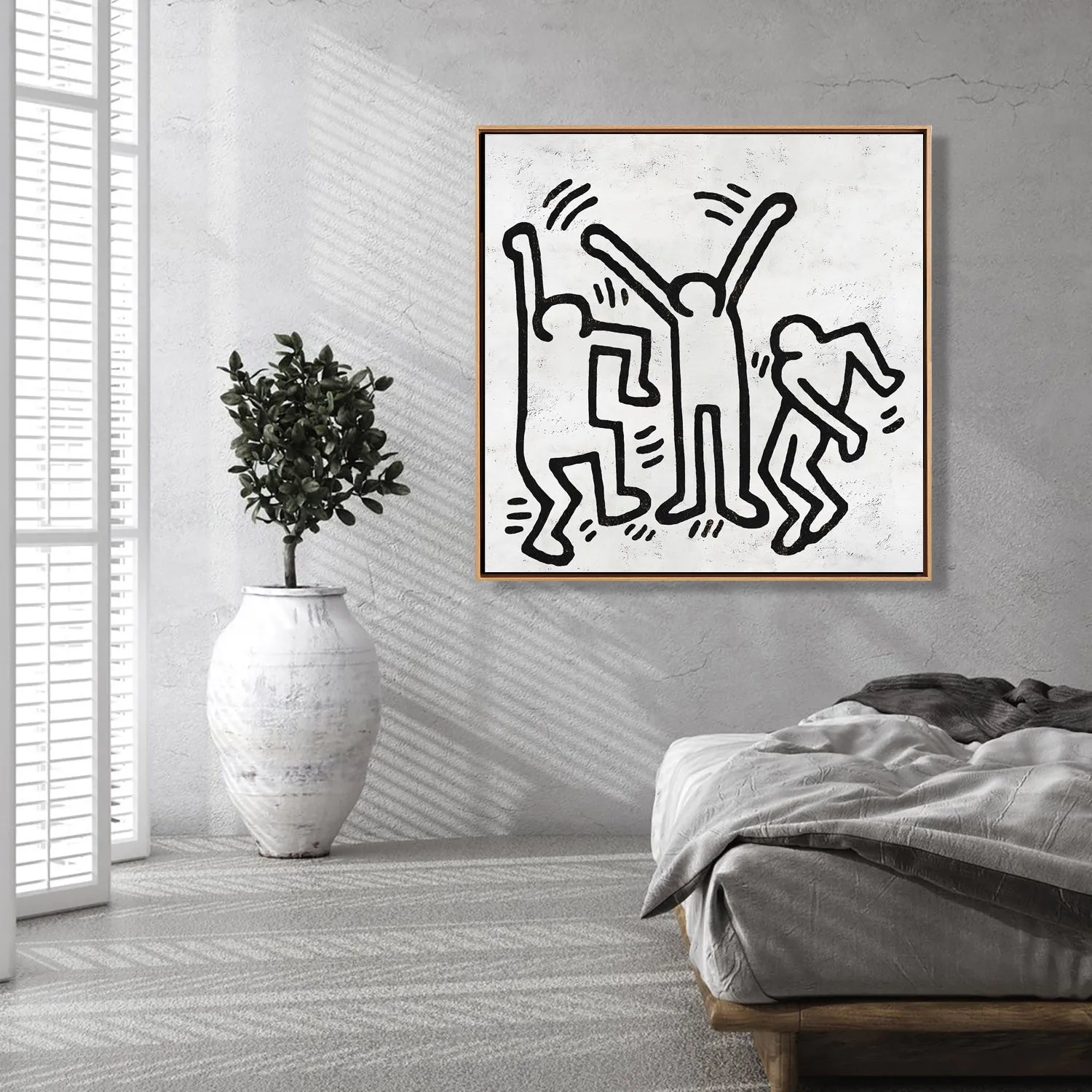 Abstract Dancing Man Painting H310S