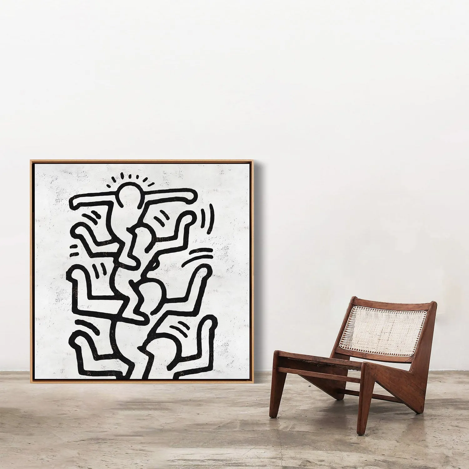 Abstract Dancing Man Painting H315S