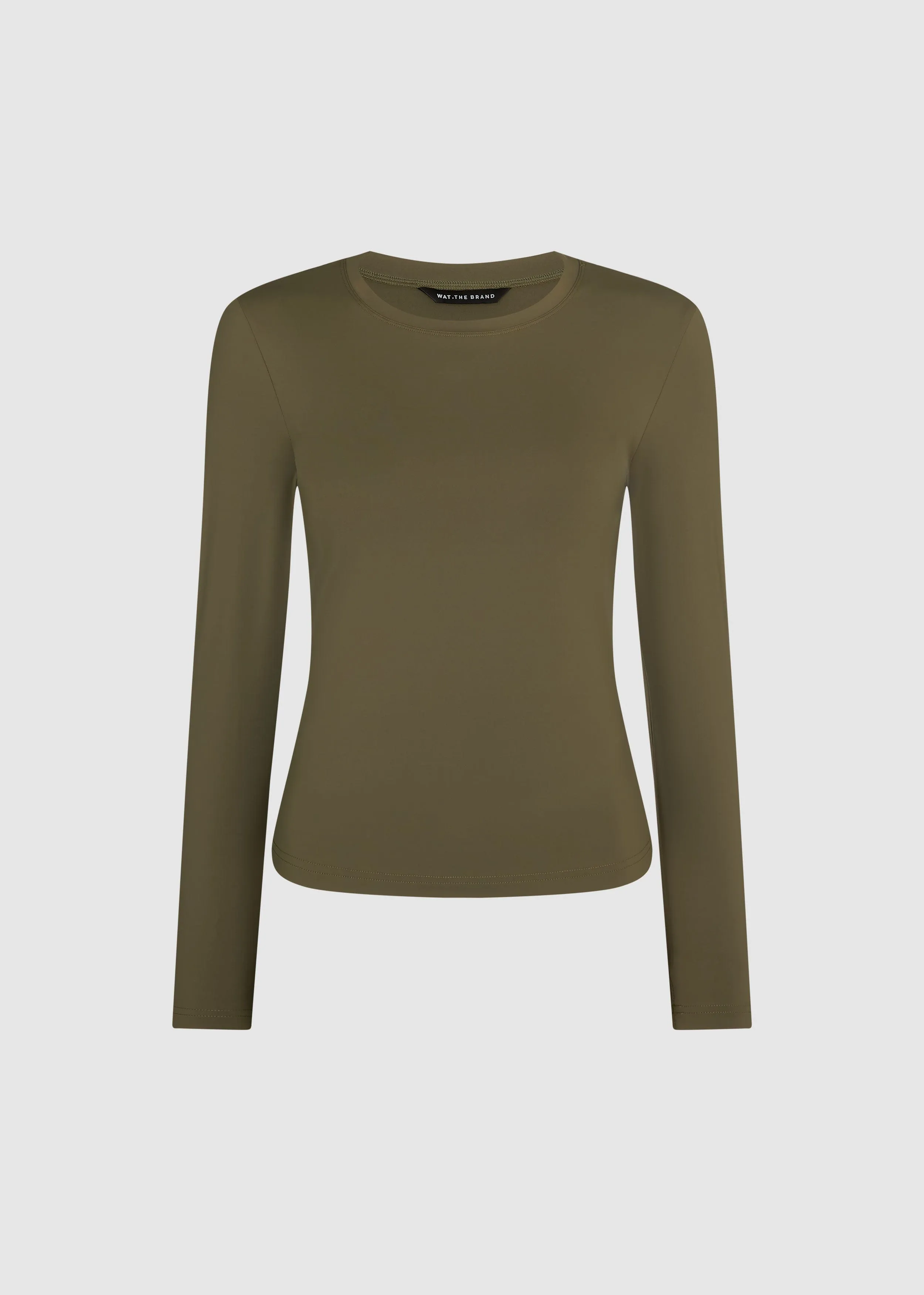 ACTIVE SCULPT LONG SLEEVE TOP - OLIVE