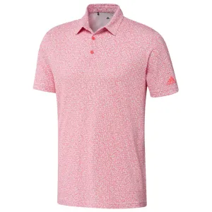 adidas Mens Abstract Print Primeblue Polo