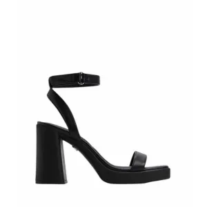 ALDO BERADE HEELED SANDALS - BLACK