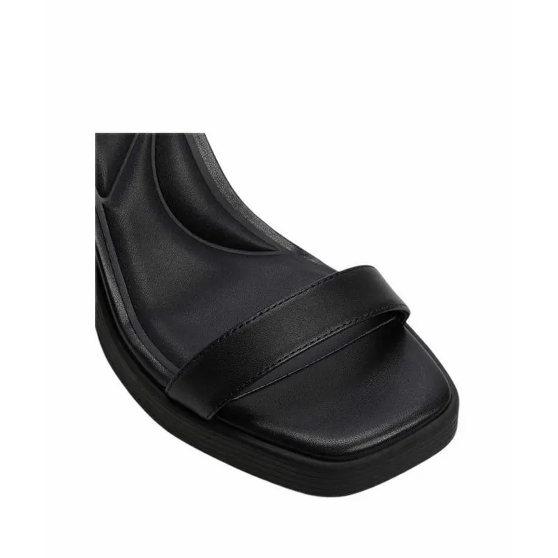 ALDO BERADE HEELED SANDALS - BLACK