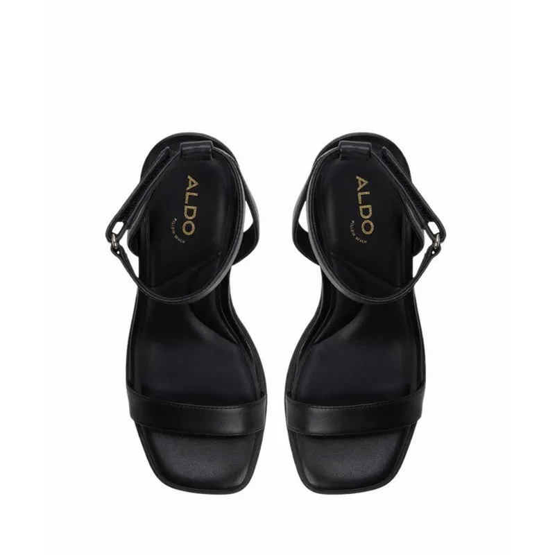 ALDO BERADE HEELED SANDALS - BLACK