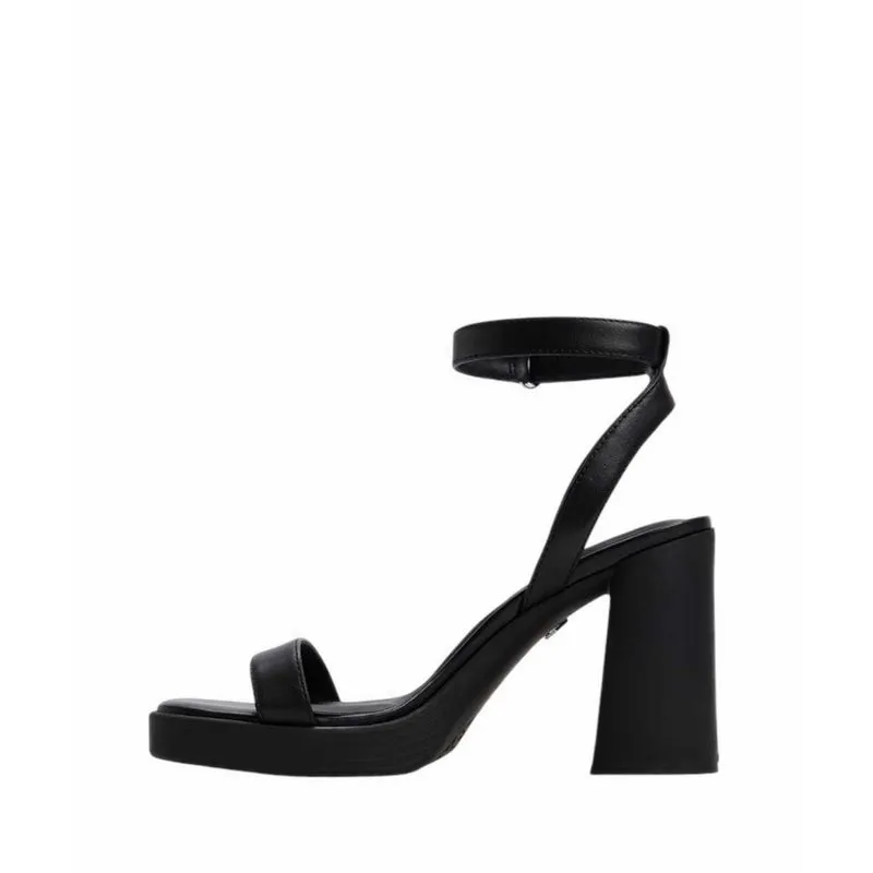 ALDO BERADE HEELED SANDALS - BLACK