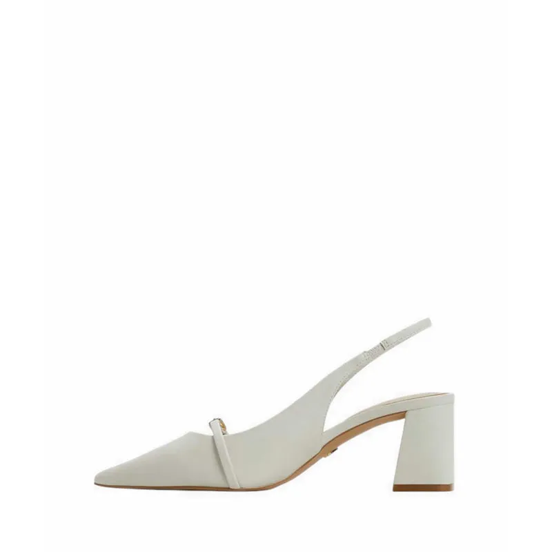 ALDO SKEPPER HEELED SHOES - WHITE/BONE