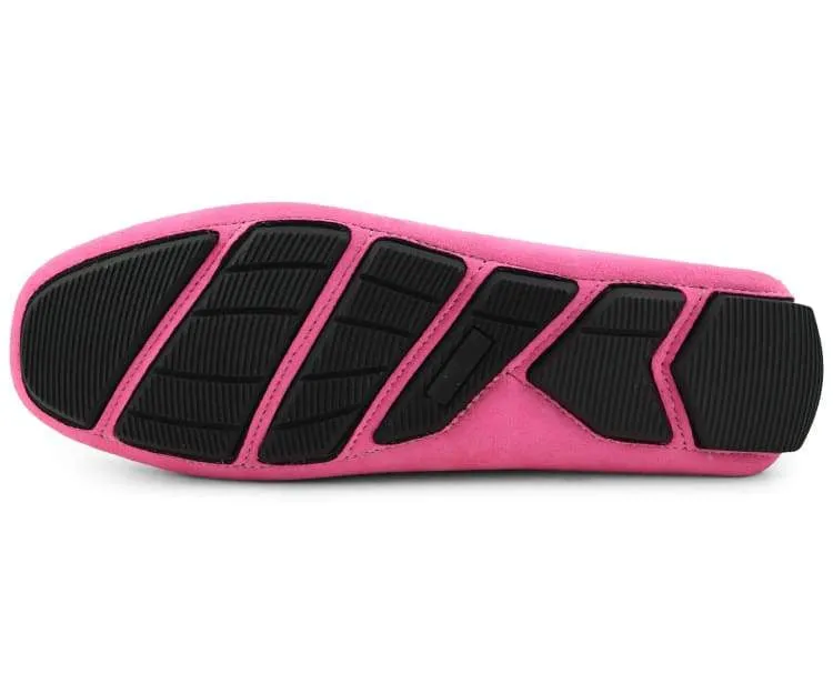 Amali Walken 2 Men's Pink Suede Driving Shoes