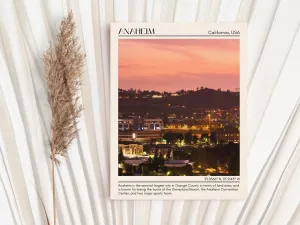 Anaheim Minimal Wall Art, California, USA