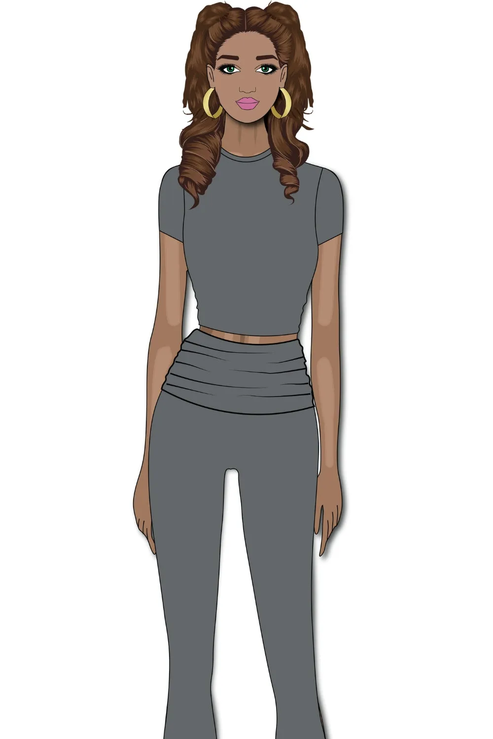 Baby Tee - Slate