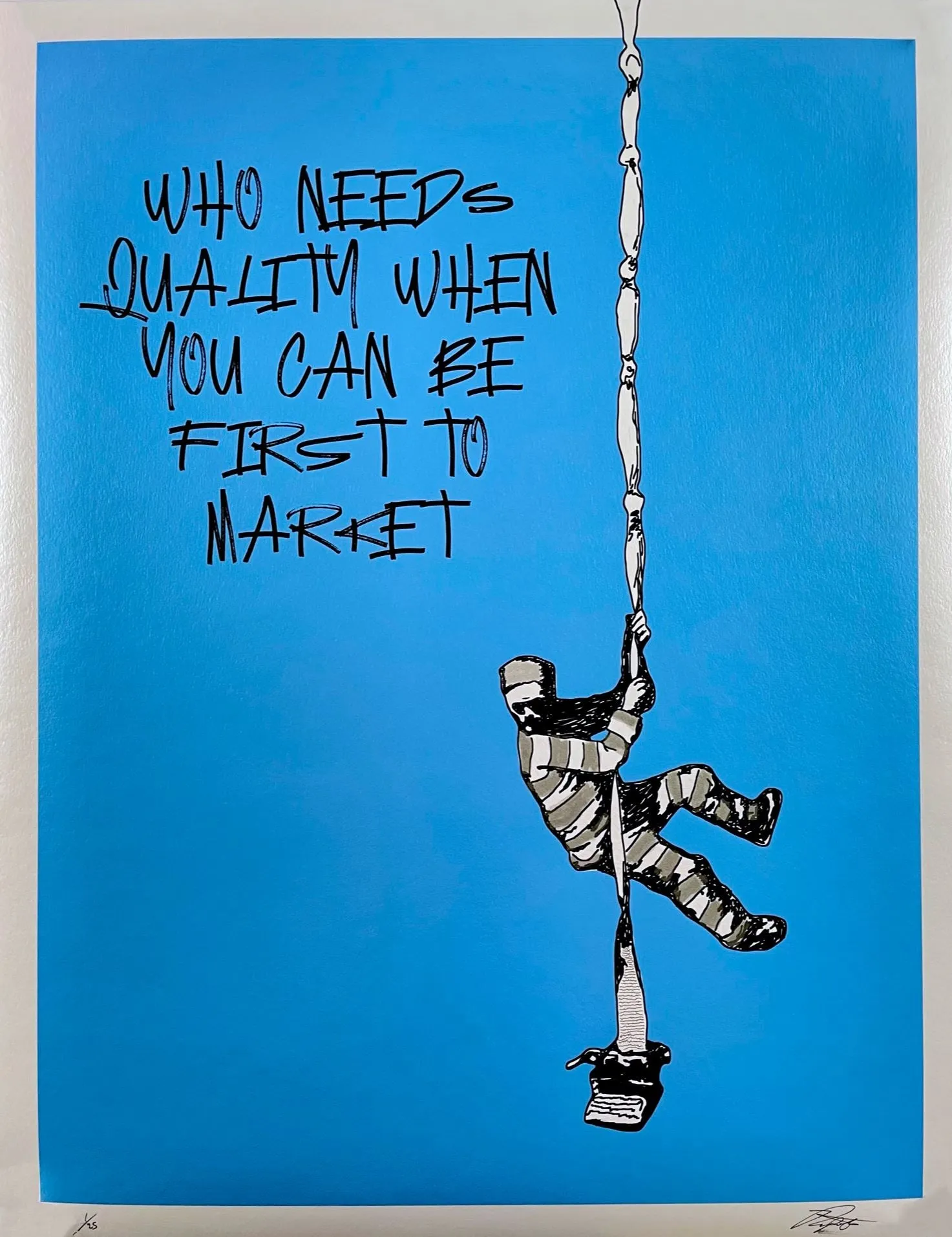 Banksy's Prison Escape (Metallic Pearl Variant)