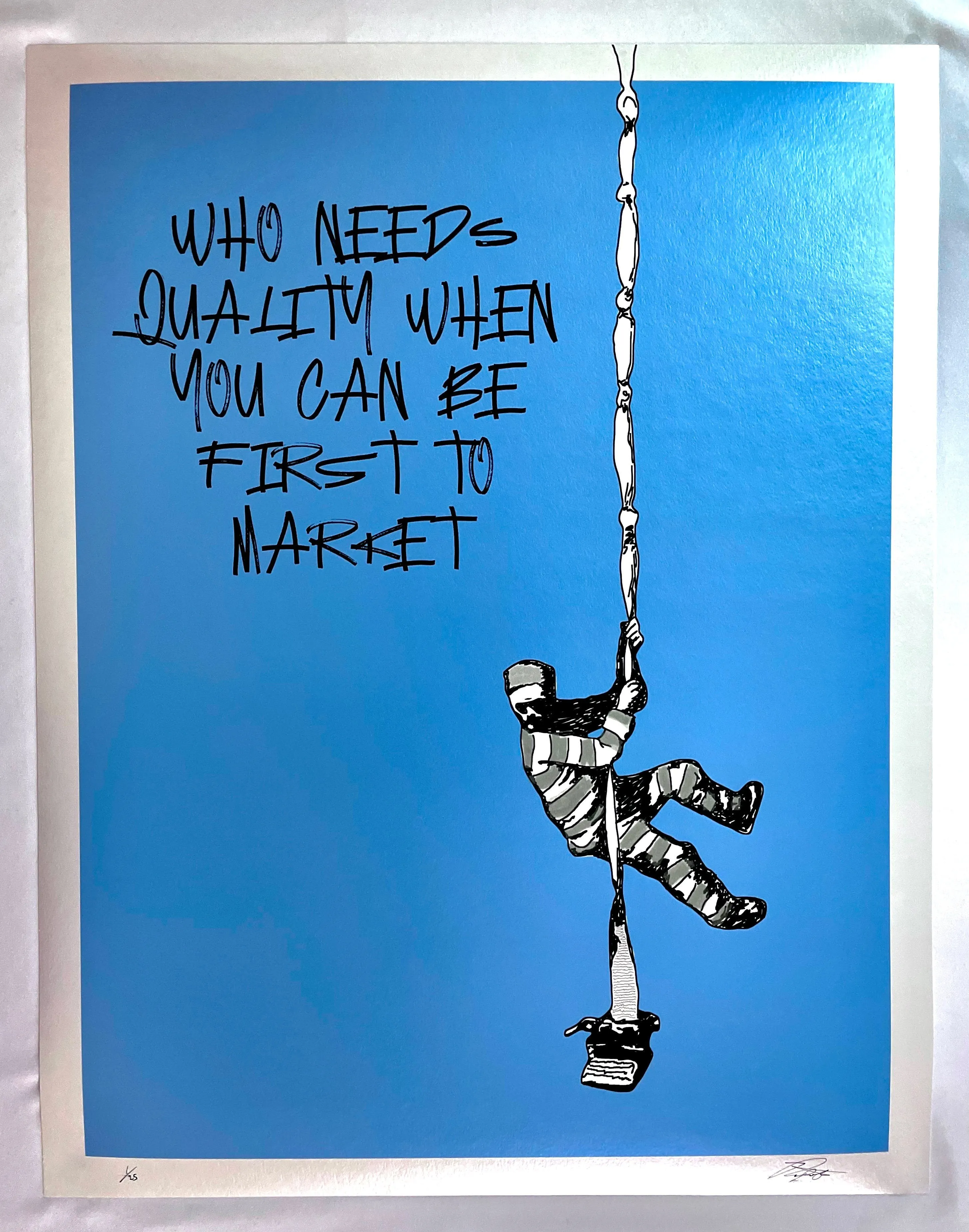Banksy's Prison Escape (Metallic Pearl Variant)