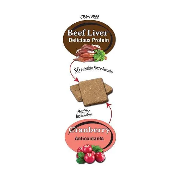 Benny Bully’s Liver Plus Cranberry Dog Treats (58-g bag)