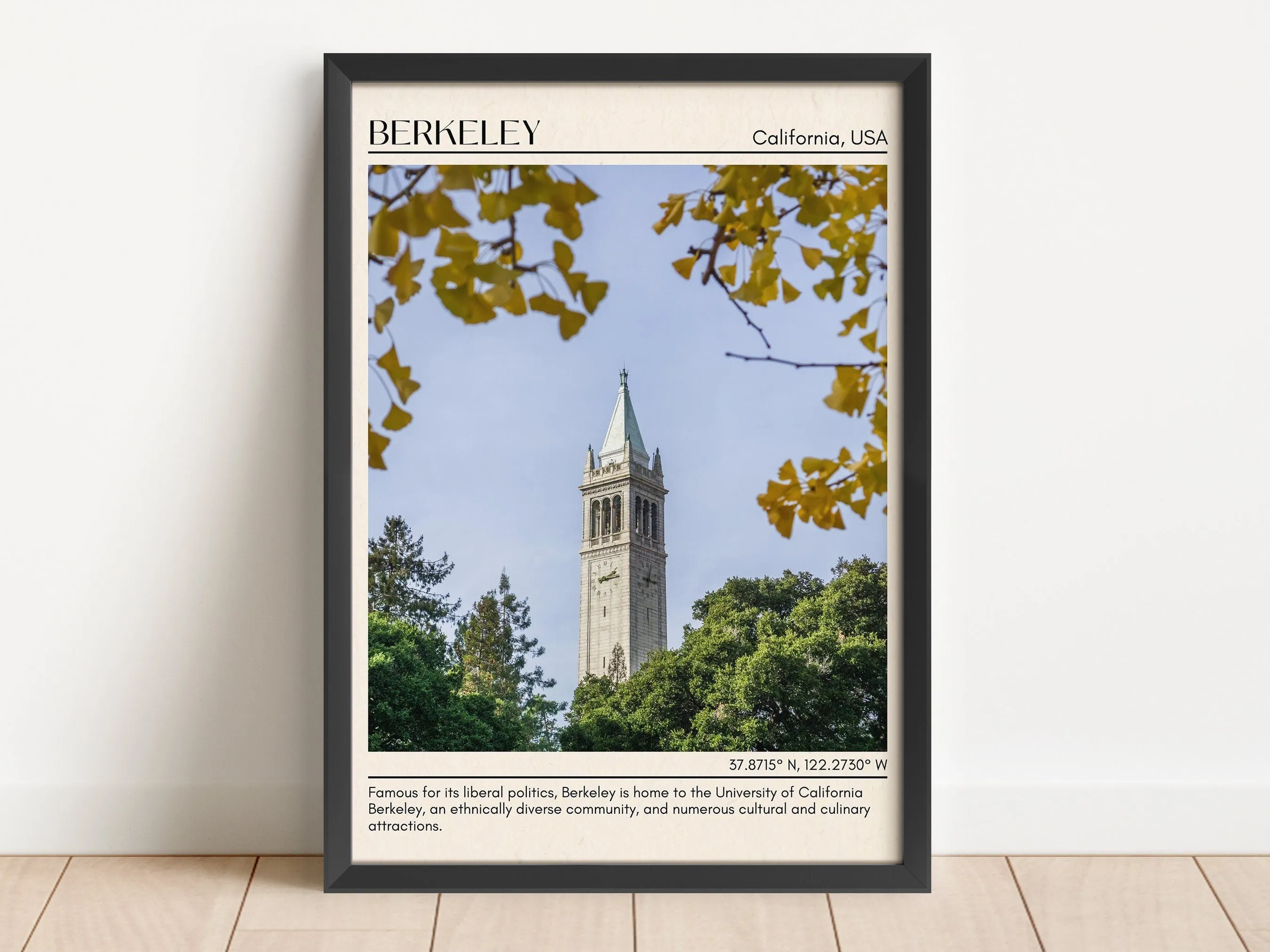 Berkeley Minimal Wall Art, California, USA
