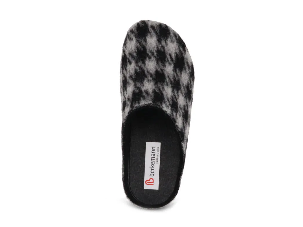 Berkemann BERKOFLEX Women Felt Clogs 'Fabia', black