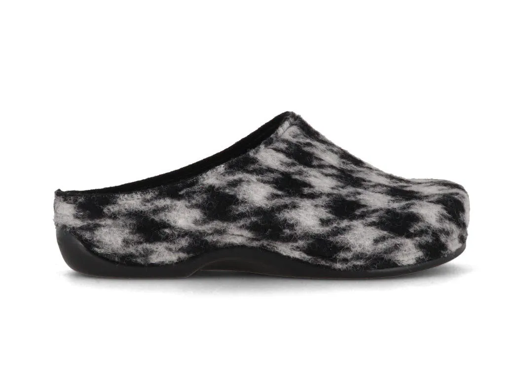 Berkemann BERKOFLEX Women Felt Clogs 'Fabia', black
