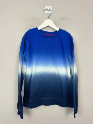 Boden blue ombré sweatshirt 9-10y