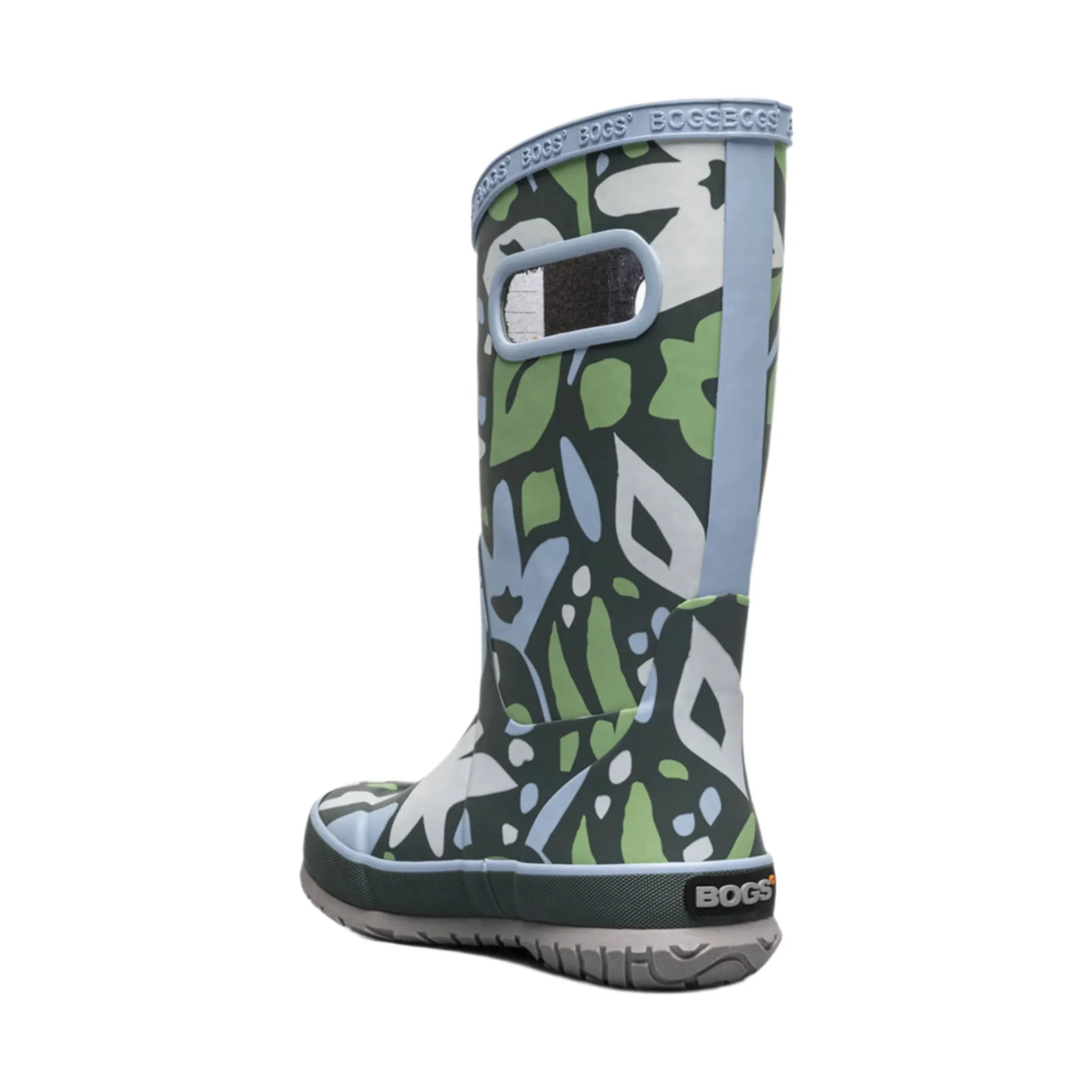 Bogs Kids' Cut Out Shapes Rain Boots - Dark Green Multi