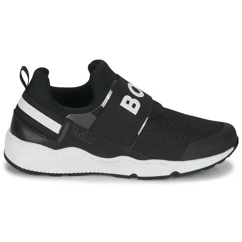 BOSS CHILDREN - BOSS STRAP LOGO SNEAKER