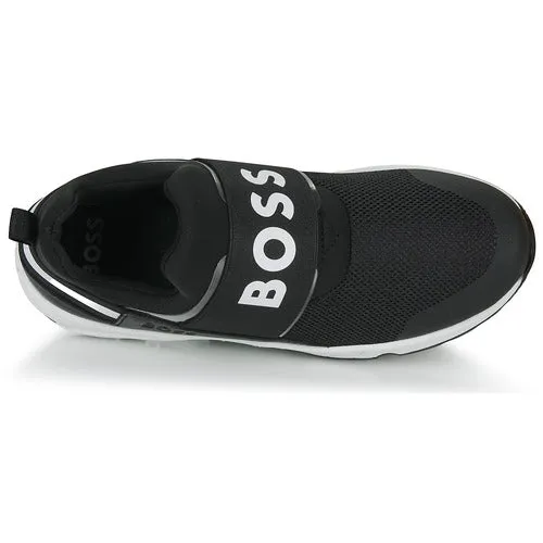 BOSS CHILDREN - BOSS STRAP LOGO SNEAKER