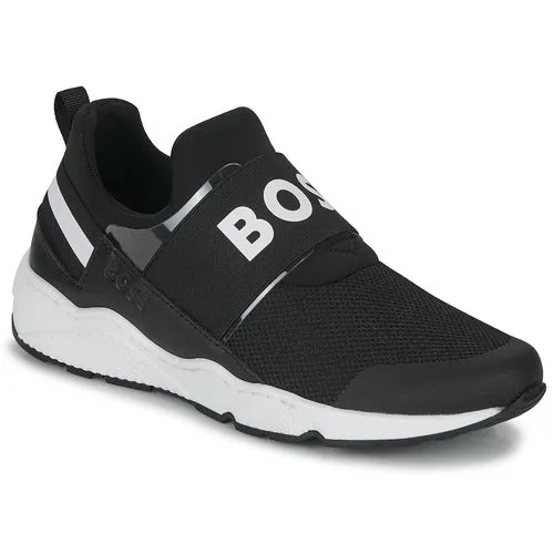 BOSS CHILDREN - BOSS STRAP LOGO SNEAKER