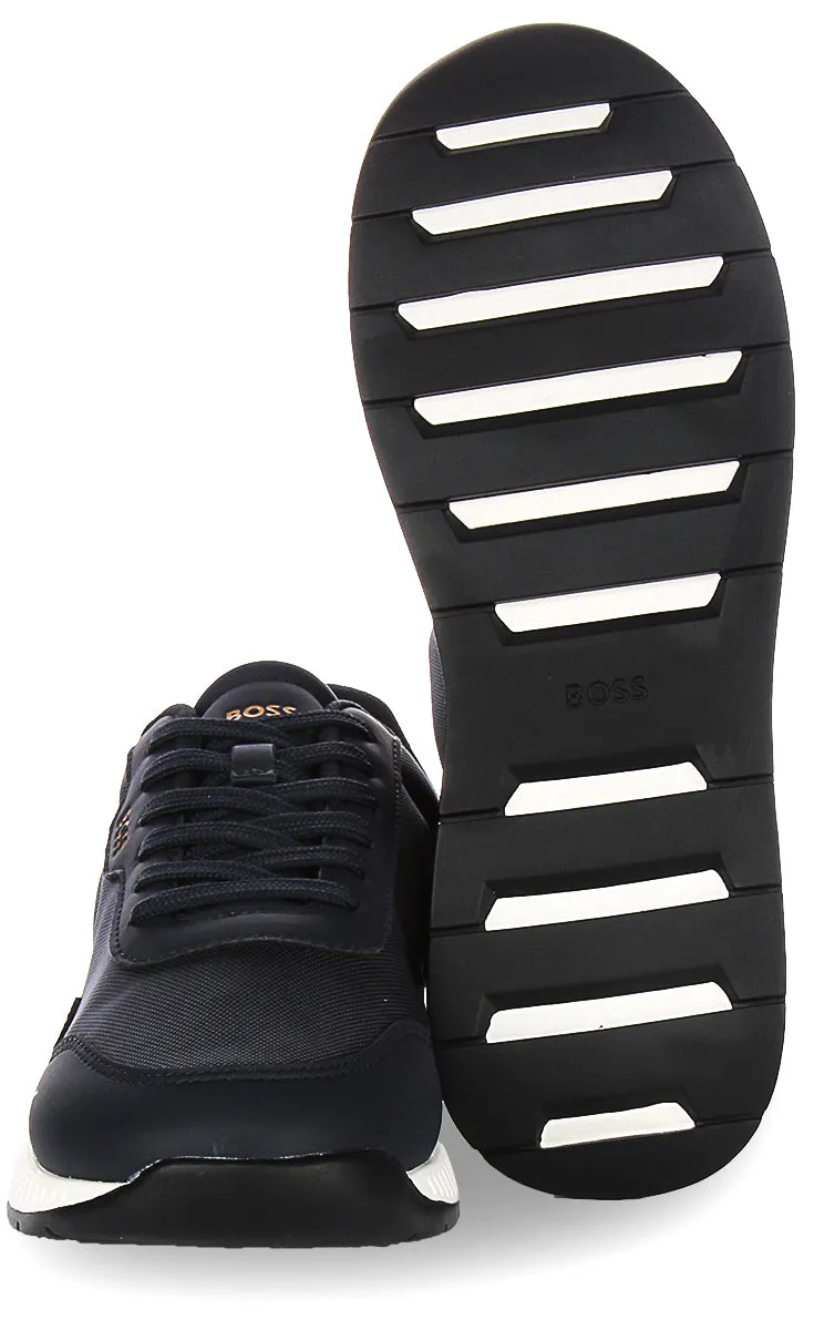 Boss Titanium Runner In Dark Blue For Men
