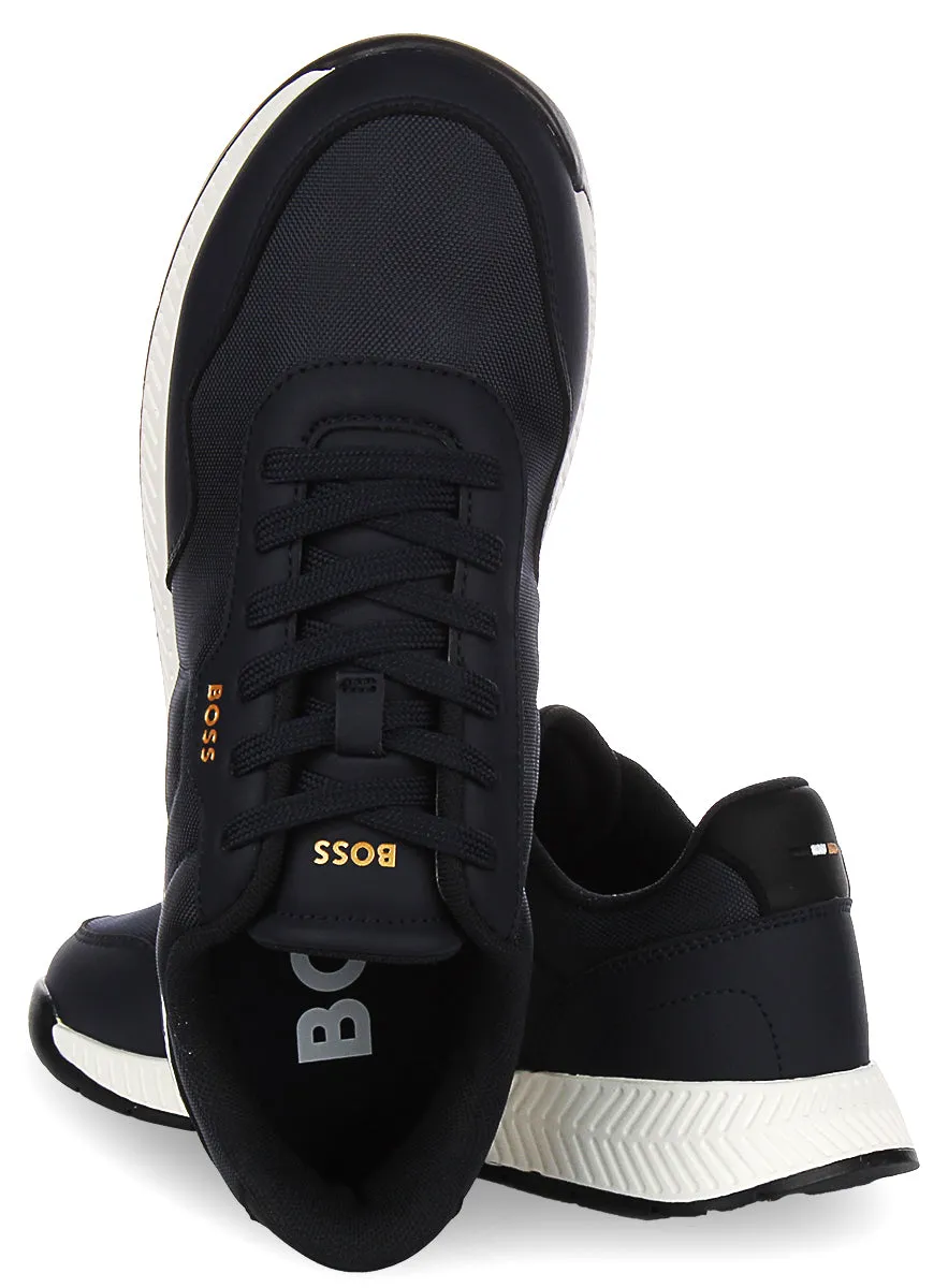 Boss Titanium Runner In Dark Blue For Men