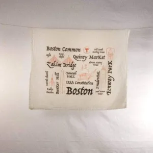 Boston Icons Flour Sack Towel