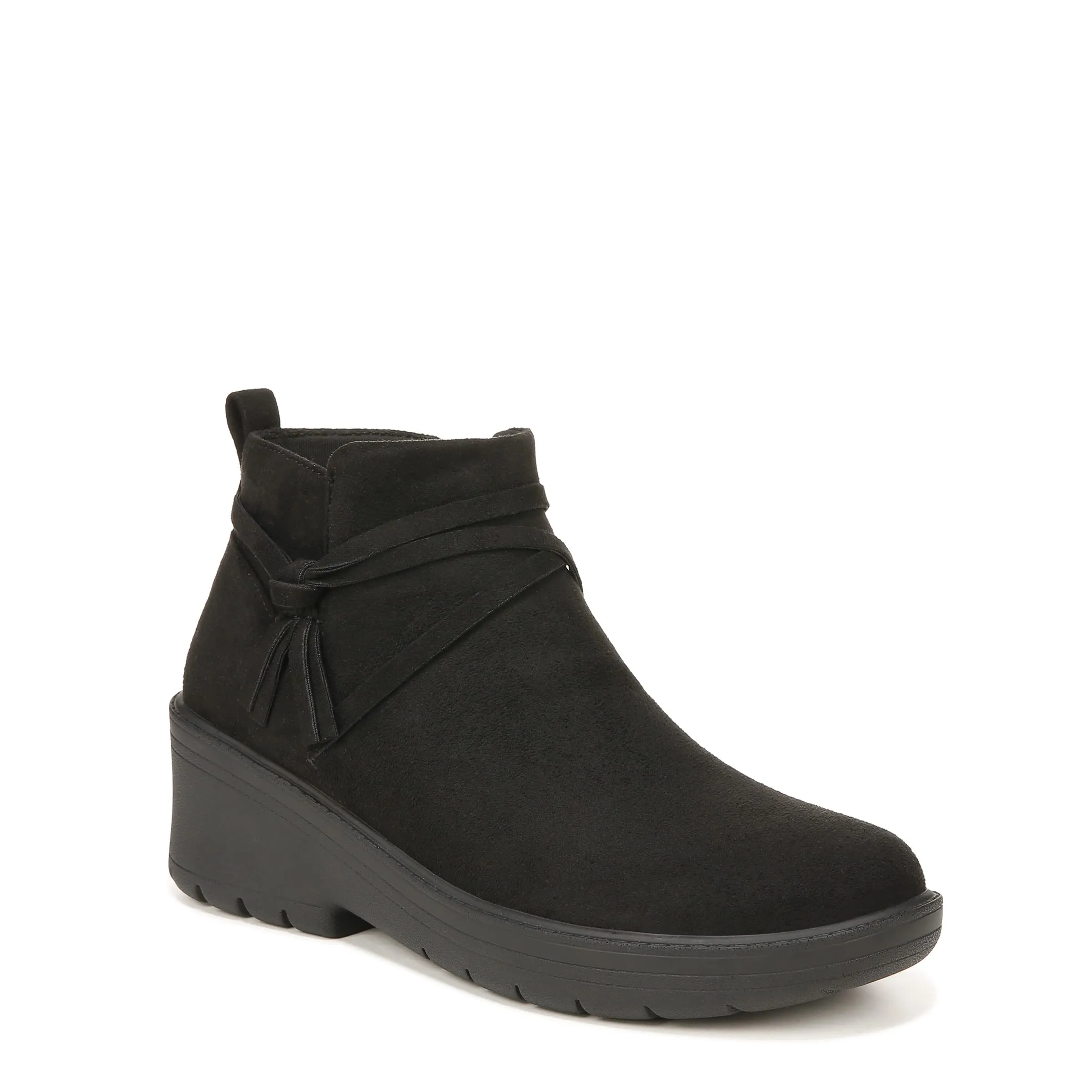 BZees Women's Blaine Washable Comfort Ankle Boots Black 9.5 M