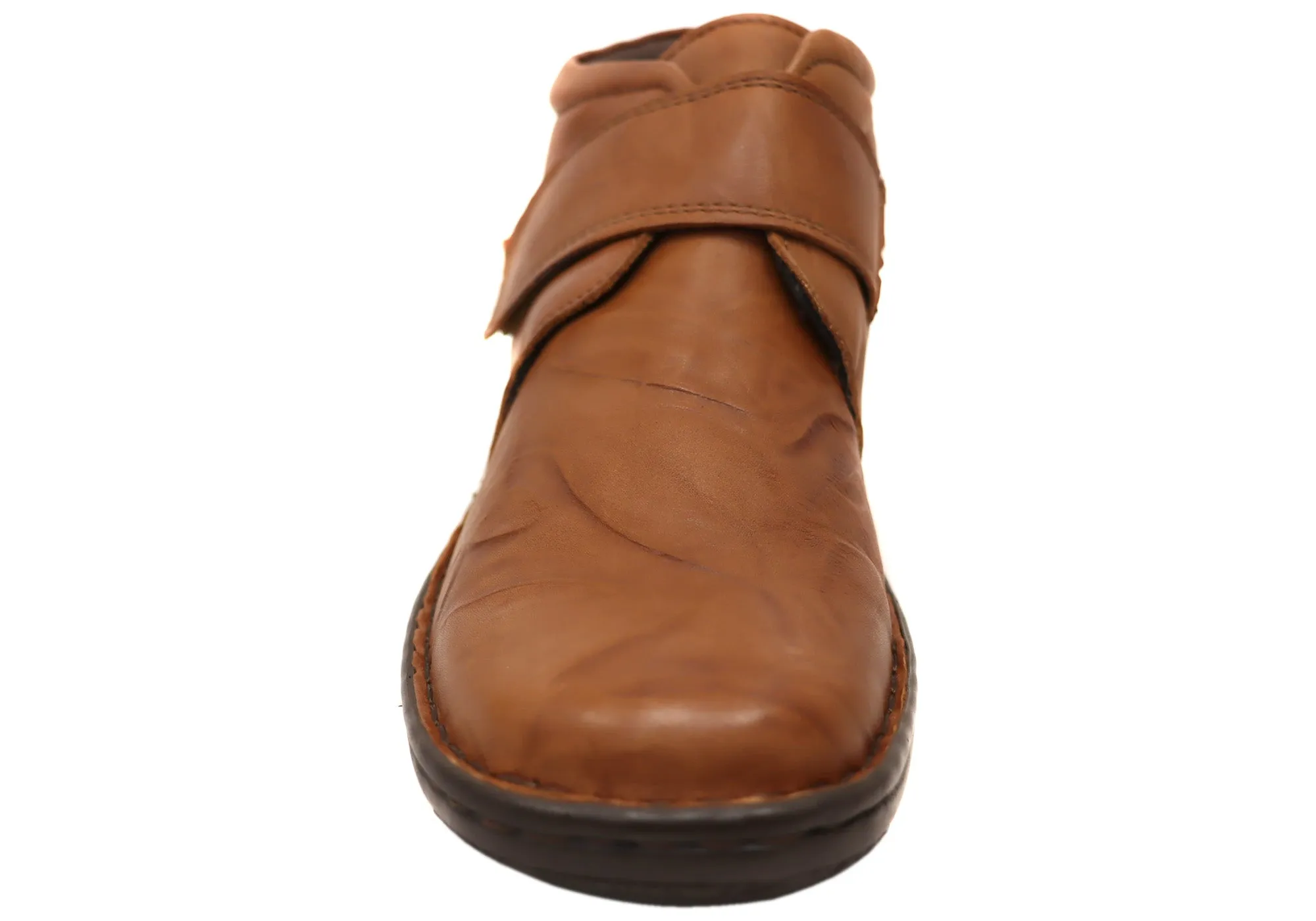 Cabello Comfort 5240-27 Womens Wide Fit Comfortable Leather Boots