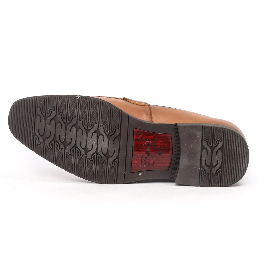 Caliber Shoes Coffee/R Penny Formal Shoes for Men (T654C)