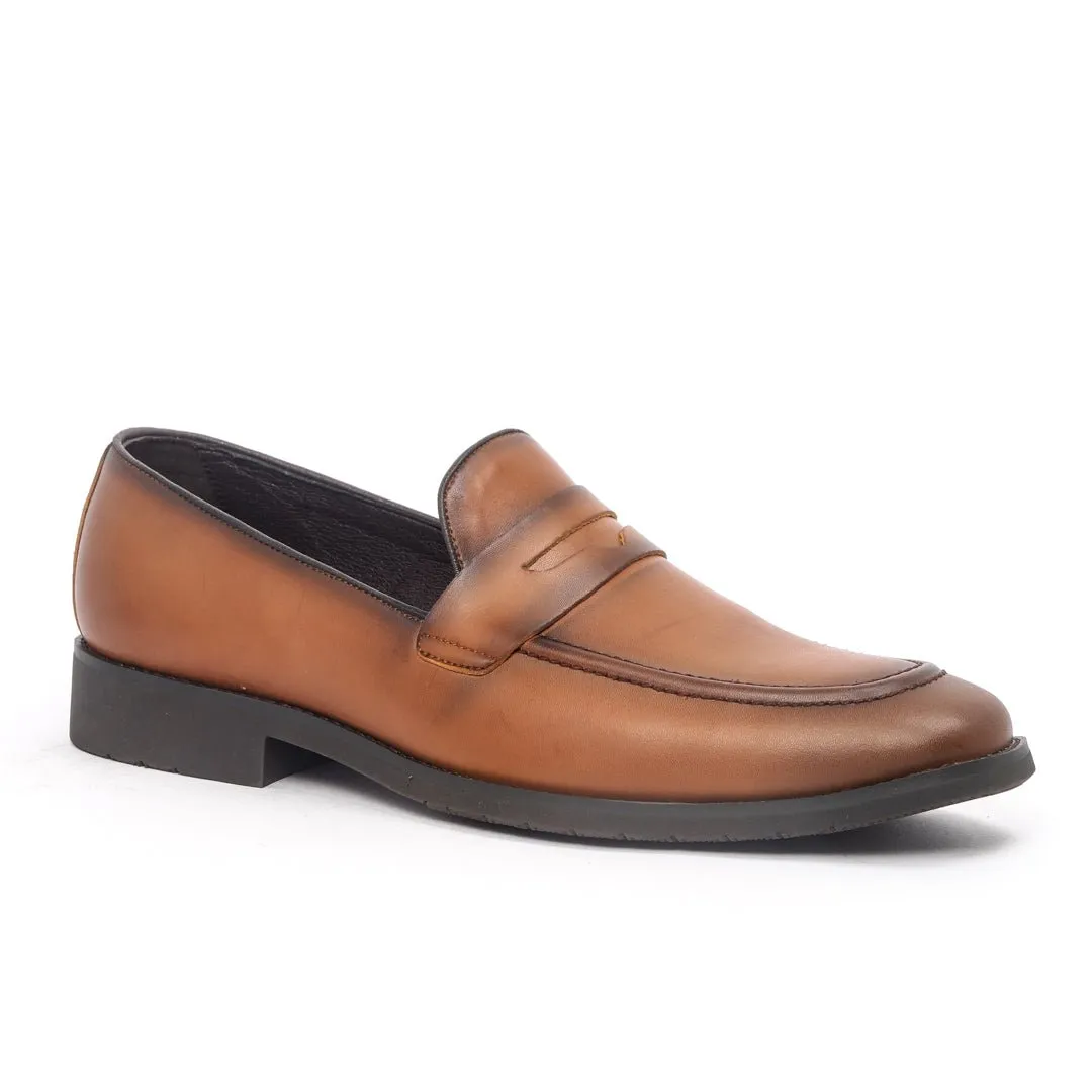 Caliber Shoes Coffee/R Penny Formal Shoes for Men (T654C)