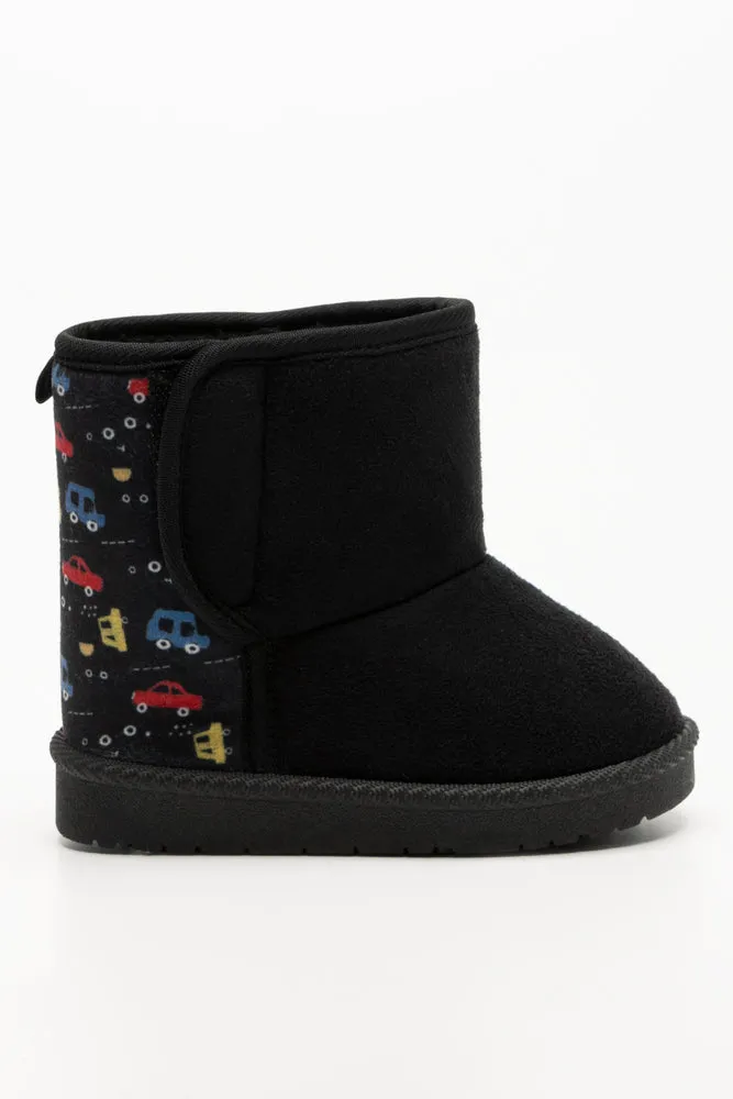 Car Comfort Boots Black