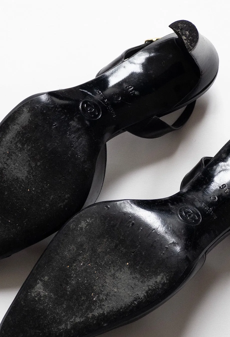 Chanel Vintage Camellia Heels