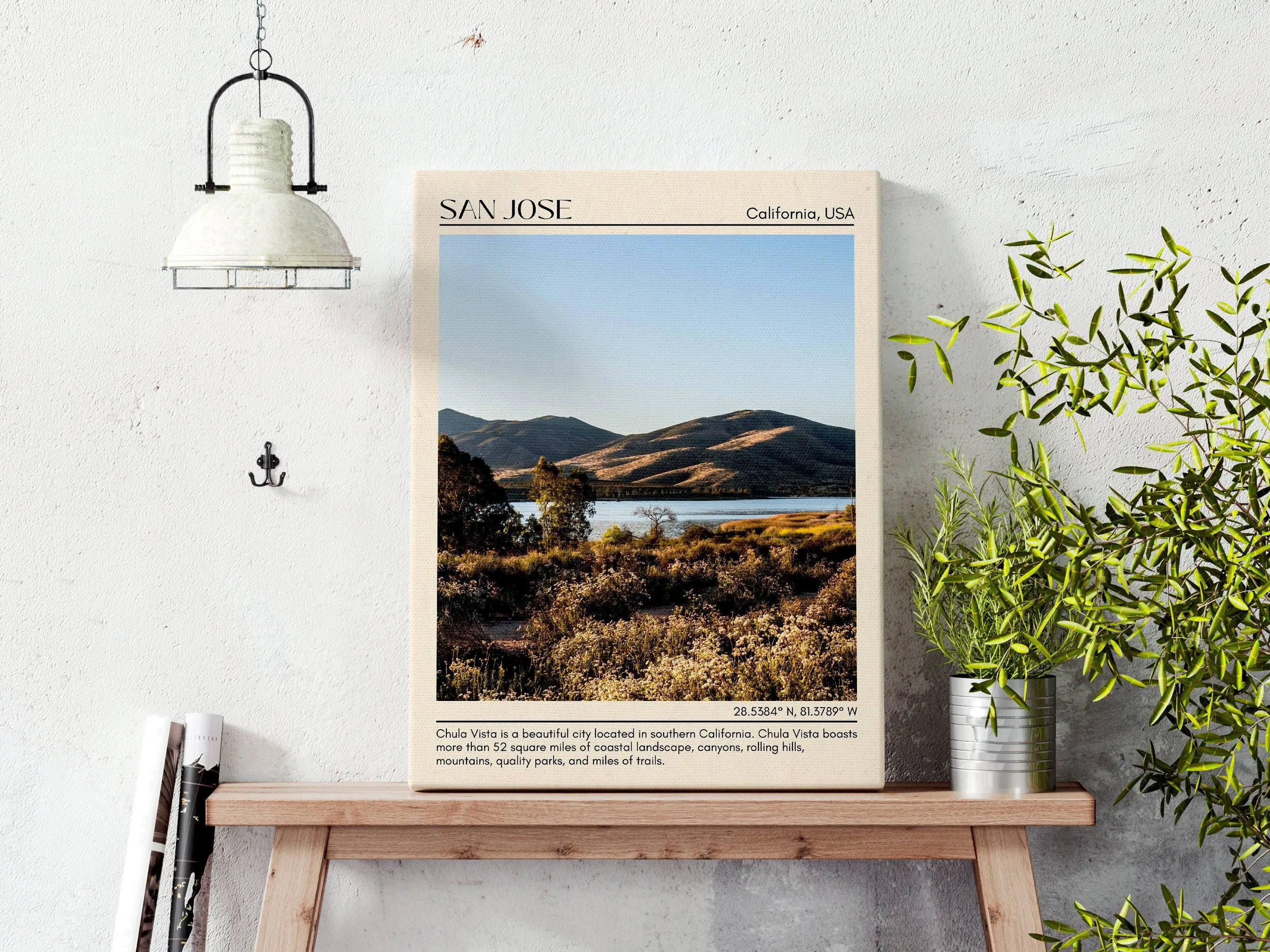 Chula Vista Minimal Wall Art, California, USA