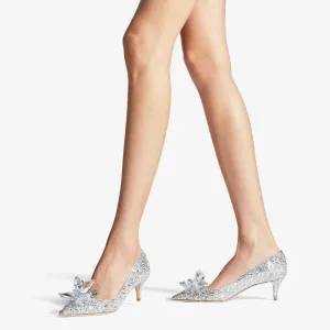 Cinderella Pointed Crystal Heels