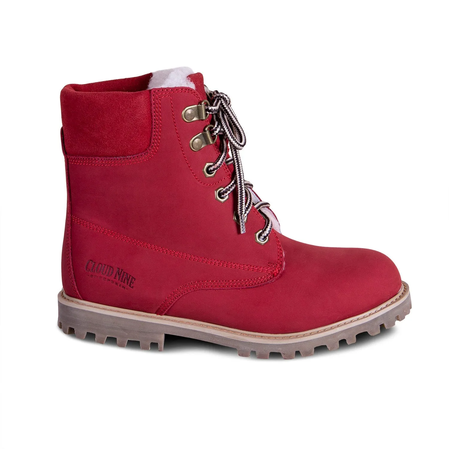 Cloud Nine Sheepskin Ladies Kindra Comfort Hiking Boots