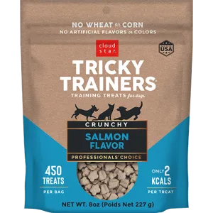 Cloud Star Tricky Trainers Crunchy With Salmon 227g Dog Treats
