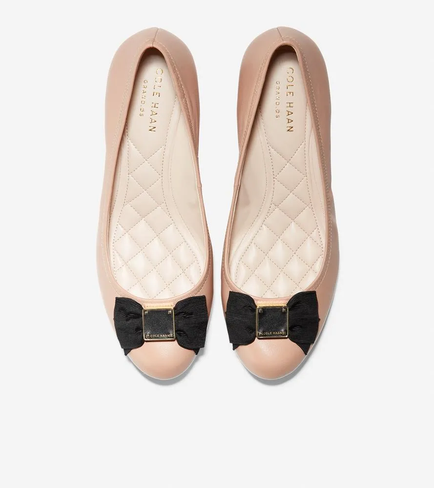 Cole Haan Tali Soft Bow Wedge Pump 40Mm,Nude,10 Nudesize 10