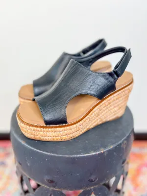 [Corky's] Freddie Wedge - Black Smooth