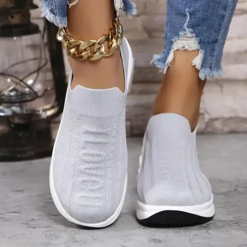 Cozy Knit Slip-Ons