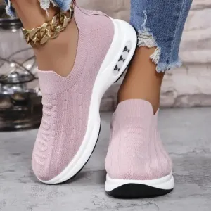Cozy Knit Slip-Ons